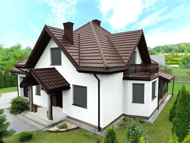 Brązowy dach – dobierz kolor elewacji do stylu domu